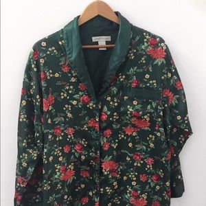 New Satin Floral Kimono/Jacket